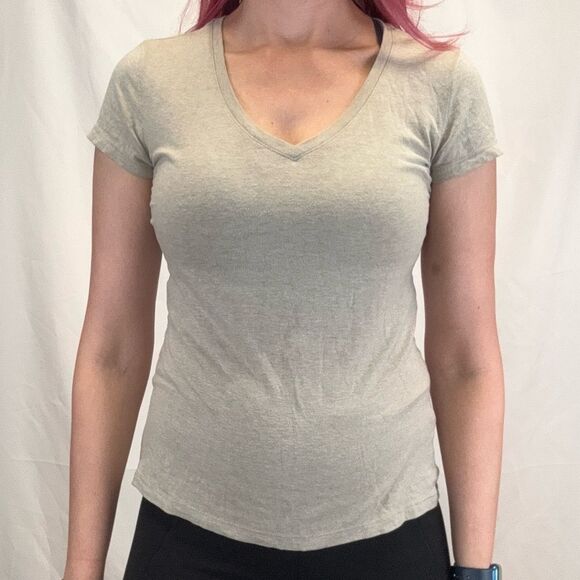 Nollie Basics Womens Casual Basic Tee T Shirt M Med Medium Tan Light Brown Beige - Picture 1 of 12